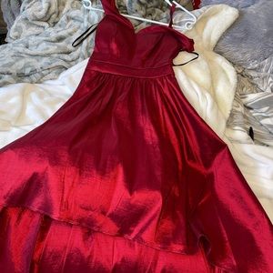 Ruby red dress